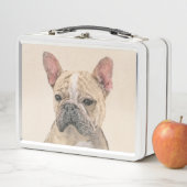 Franse Bulldog (Sable) schilderen - Cute Original (In situ)