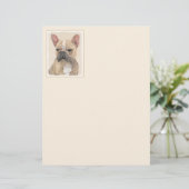 Franse Bulldog (Sable) schilderen - Cute Original (Staand voorkant)