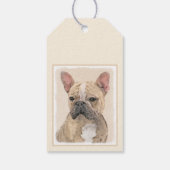 Franse Bulldog (Sable) schilderen - Cute Original Cadeaulabel (Achterkant)