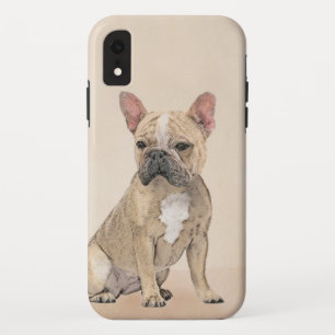 Franse Bulldog (Sable) schilderen - Cute Original iPhone XR Hoesje