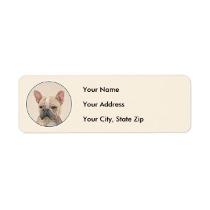 Franse Bulldog (Sable) schilderen - Cute Original Etiket