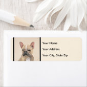 Franse Bulldog (Sable) schilderen - Cute Original  Etiket (Insitu)