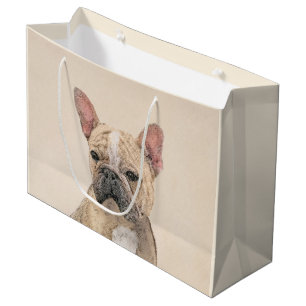 Franse Bulldog (Sable) schilderen - Cute Original  Groot Cadeauzakje