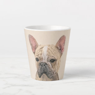 Franse Bulldog (Sable) schilderen - Cute Original Latte Mok