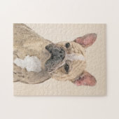 Franse Bulldog (Sable) schilderen - Cute Original  Legpuzzel (Horizontaal)