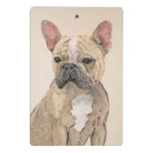 Franse Bulldog (Sable) schilderen - Cute Original  Mini Klembord (Achterkant)