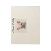 Franse Bulldog (Sable) schilderen - Cute Original Notitieblok (Gedraaid)