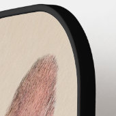 Franse Bulldog (Sable) schilderen - Cute Original  Pickleball Paddle (Links Detail)