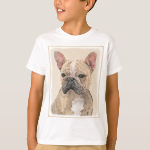 Franse Bulldog (Sable) schilderen - Cute Original  T-shirt