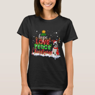 Franse Bulldog Santa rendier kostuum kerst TR T-shirt
