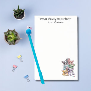 Franse Bulldog Schattig Huisdier Vrouwelijke Leraa Post-it® Notes