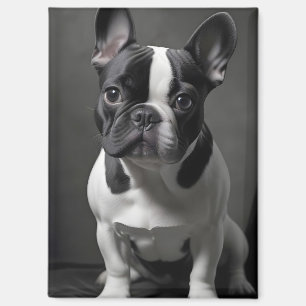 Franse Bulldog Schattige Schattigee Pet Art Poster Magneet