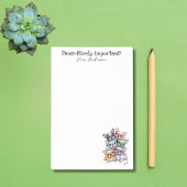 Franse Bulldog Schattigee Pet Girly Teacher Waarde Post-it® Notes