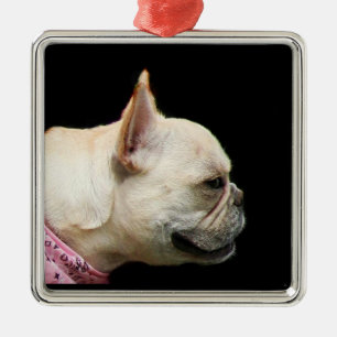 Franse Bulldog-sierplant Metalen Ornament