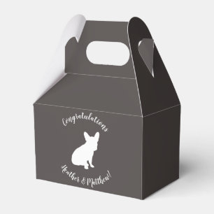 Franse Bulldog Silhouette Party Bedankdoosjes