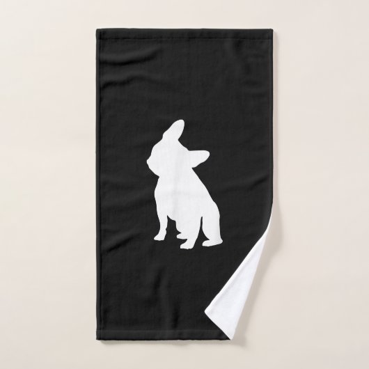 franse bulldog simpel | Frenchie-cadeau Handdoek (Handdoek)