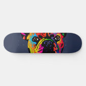 Franse Bulldog Skateboard (Horizontaal)
