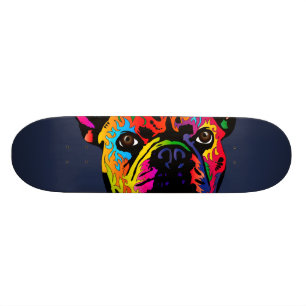 Franse Bulldog Skateboard