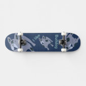 Franse Bulldog Skateboard (Horizontaal)