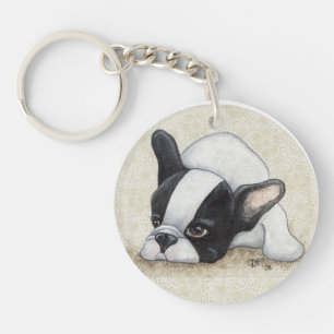 Franse Bulldog Sleutelhanger
