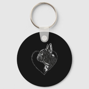 Franse Bulldog Sleutelhanger