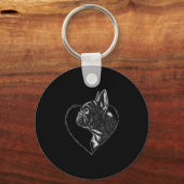 Franse Bulldog Sleutelhanger (Voorkant)