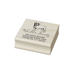Franse Bulldog Speciale postzegel Rubberstempel