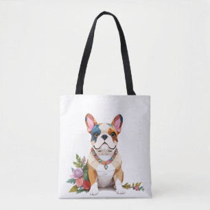 Franse Bulldog speelse Schattige leuke vrolijke di Draagtas