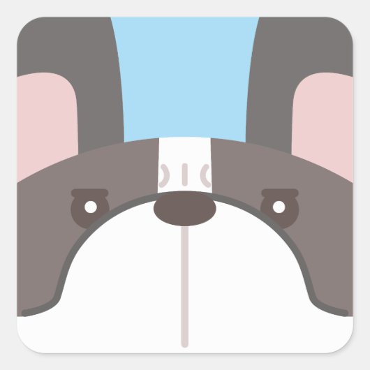 Franse Bulldog Sticker (Voorkant)
