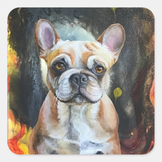 Franse Bulldog stickers (Voorkant)