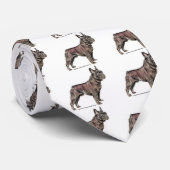 Franse Bulldog! Stropdas (Opgerold)