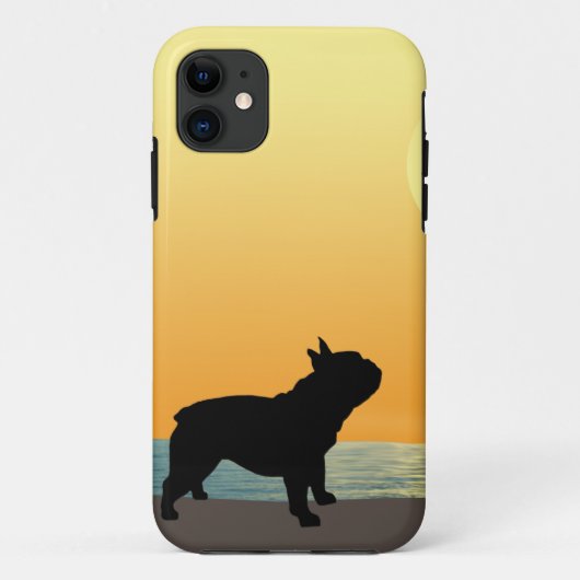 Franse Bulldog Surfside Sunset Case-Mate iPhone Case (Achterkant)