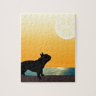 Franse Bulldog Surfside Sunset Legpuzzel