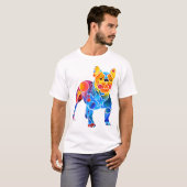 Franse Bulldog T-shirt (Voorkant volledig)