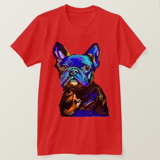 Franse Bulldog T-Shirt (Design voorkant)