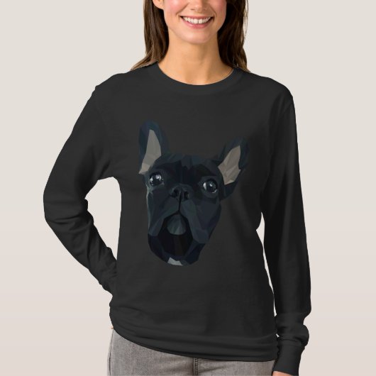Franse Bulldog T- T- T- T-shirt (Voorkant)
