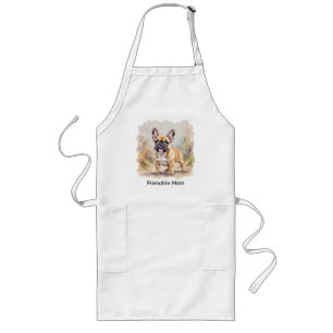 Franse Bulldog Tan Vaalbruine Kleurige Franse Hond Lang Schort