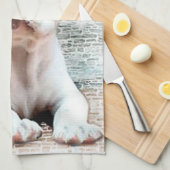 Franse Bulldog Theedoek (Quarter Fold)