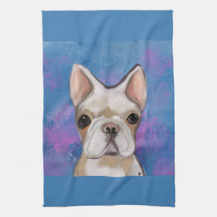 FRANSE BULLDOG THEEDOEK