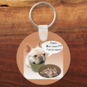 Franse Bulldog Turkije Sleutelhanger (Achterkant)
