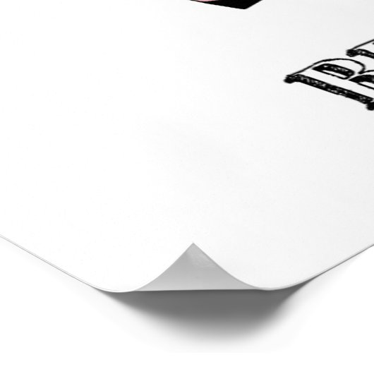 Franse Bulldog Unicorn Poster (Hoek)