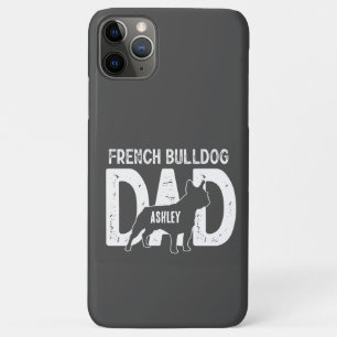 Franse Bulldog Vader Honden Vader Cadeau iPhone 11 Pro Max Hoesje