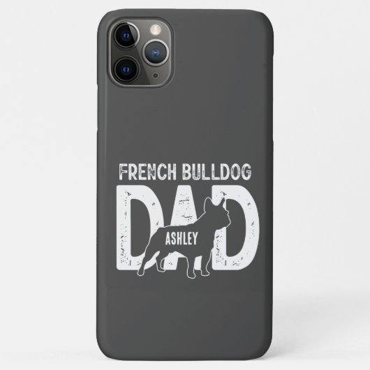 Franse Bulldog Vader Honden Vader Cadeau Case-Mate iPhone Case (Achterkant)