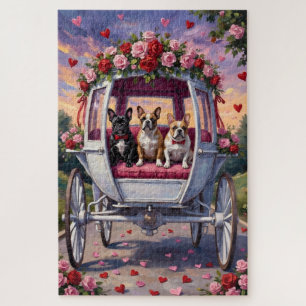Franse Bulldog Valentijnsdag Legpuzzel