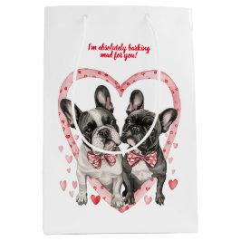 Franse Bulldog Valentijnsdag Liefde Quote Dog Medium Cadeauzakje
