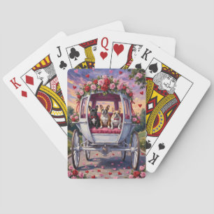 Franse Bulldog Valentijnsdag  Pokerkaarten