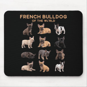 Franse Bulldog van de Wereld Dieren Hond Liefhebbe Muismat