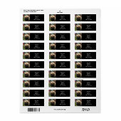 Franse Bulldog verzendlabels Etiket (Full Sheet)
