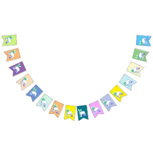 Franse Bulldog vlaggen Vlaggetjes