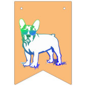 Franse Bulldog vlaggen Vlaggetjes (Tweede vlag)